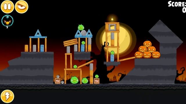 Angry Birds Seasons - Серия 1 - Хэллоуин и свиньи смотреть онлайн