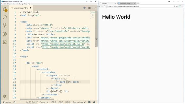 Three Vue.js Vuetify Tips (Grid System, Buttons, Alerts) смотреть онлайн