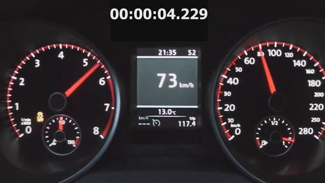 GOLF 5 GTI VS 6 GTI 0-100 ACCELERATION TEST