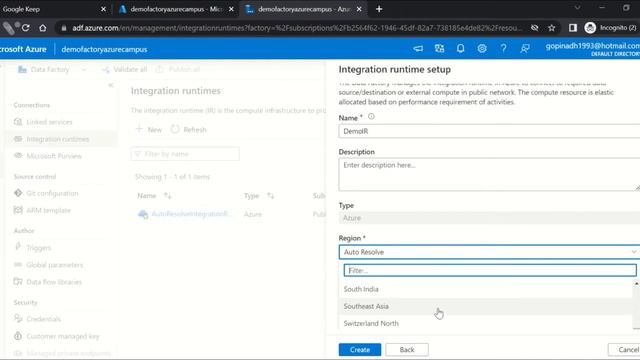 Integration Runtime in Azure data factory (ADF) смотреть онлайн