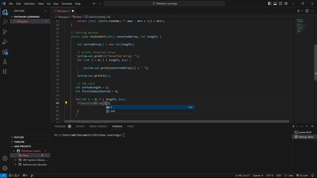 Implementing a *CURSED* Sorting Algorithm in Java | JAVA Programming - Stalin Sort смотреть онлайн