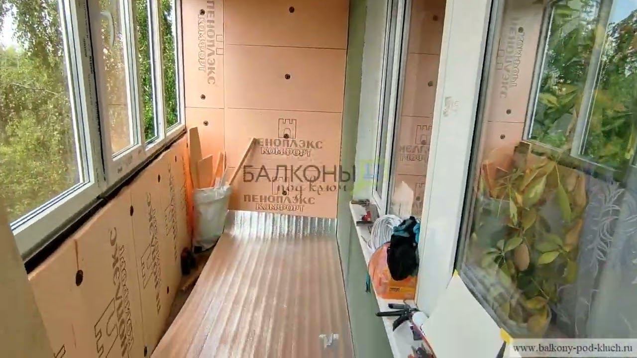 Утепление лоджии Пеноплэкс смотреть онлайн
