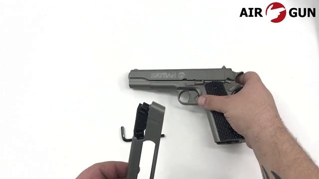 Пневматический пистолет Hatsan H-1911 CO2 4,5 мм смотреть онлайн