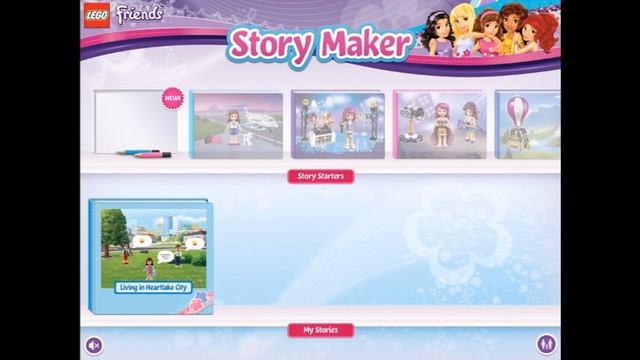 LEGO® Friends Story Maker - iPad app demo for kids смотреть онлайн