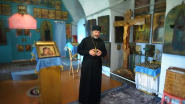 Храм Святой Троицы - Обращение священника о.Сергея смотреть онлайн