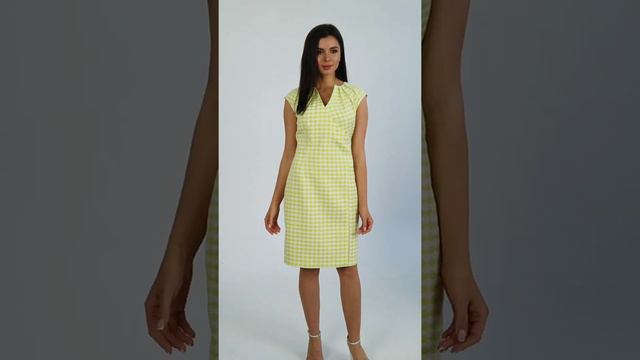 Модель-307 (48-54) платье тона лайм смотреть онлайн