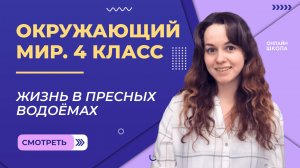 Жизнь в пресных водоёмах. Видеоурок 14.1. Окружающий мир 4 класс
