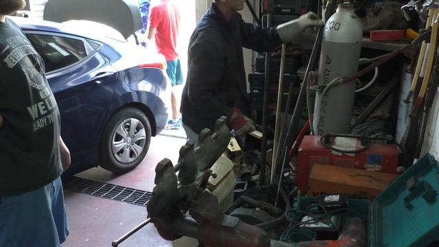 сварка выхлопного коллектора вольво 940