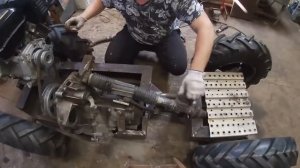 МИНИТРАКТОР ПОГРУЗЧИК  от А до Я . Самоделка своими руками.