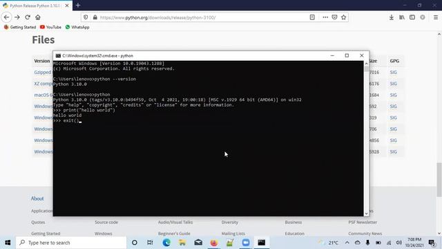 Python Tutorial#001 - Python 3.10 Installation| Jupyter Notebook Installation| English смотреть онлайн