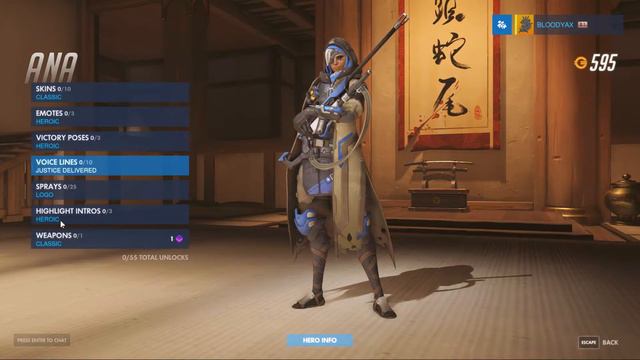 [Overwatch] ALL Ana Amari unlockables (Cosmetic, Voicelines, and more) смотреть онлайн