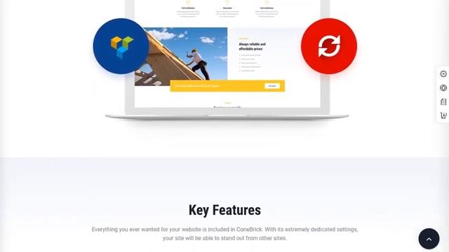 Conebrick – A Masterly WordPress Theme for Construction смотреть онлайн