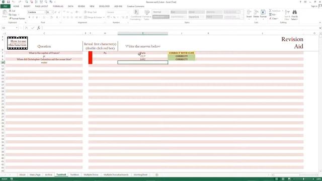 Test Question to Answer - Revision Aid for Excel смотреть онлайн