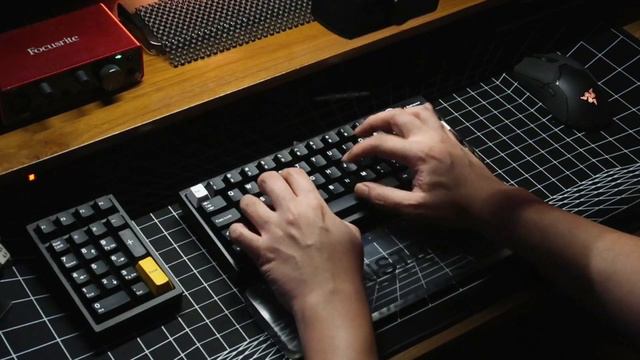 Typing sound with new microphone Rode NT-Usb mini смотреть онлайн