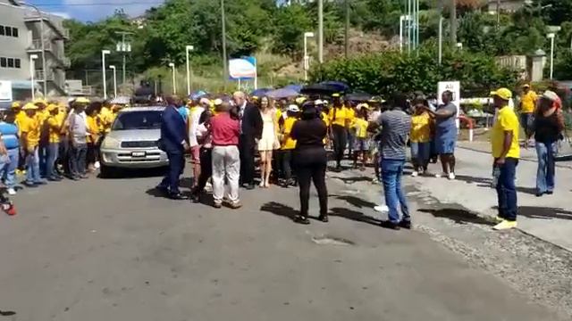 Allen Chastanet's 'Walk for Democracy' смотреть онлайн