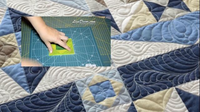 Patchwork - Quilt Projekt X final - Moda Fabrics Grunge. смотреть онлайн