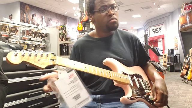 Playing a Fender Limited Edition Player Stratocaster at Guitar Center in Las Vegas, NV (Part 3) смотреть онлайн