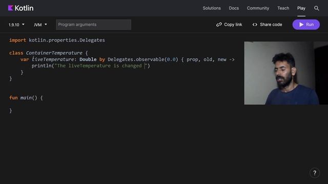 Observable properties (one of the Delegated properties of Kotlin) смотреть онлайн