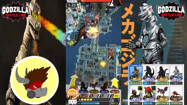 Mechagodzilla 74 Debut!! Godzilla Battle Line: Ranked Battles #109 смотреть онлайн
