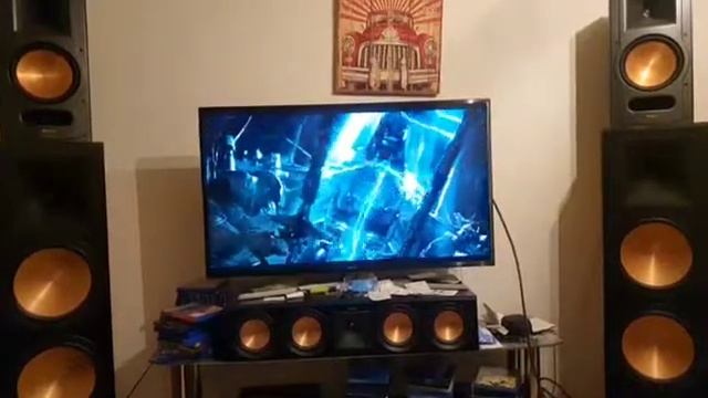 Klipsch 5.0.4 Homecinema Soundcheck | Transformers | RF7MK3, RB81MK2, RP504C | Denon X4500h Auro 3D