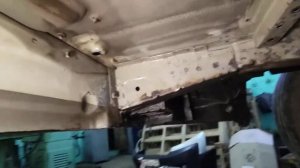 Ситроен Джампи 2014 , подготовка днища к обработке, часть первая.