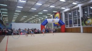 ХУДОЖЕСТВЕННАЯ гимнастика / 5 обручей / КСТОВО