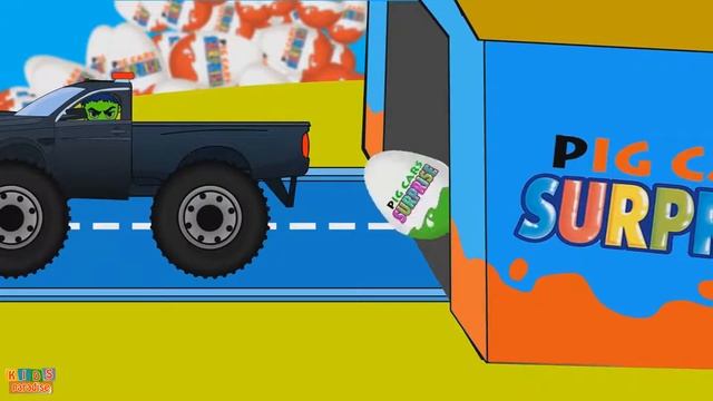 The factory production of green giant eggs Trolltech truck Trolltech eggs game смотреть онлайн