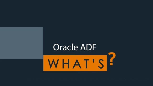 Oracle ADF смотреть онлайн