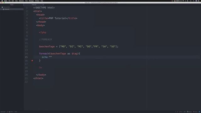 PHP 7 Tutorial 2019 Anfänger | #9 FOREACH Schleife смотреть онлайн