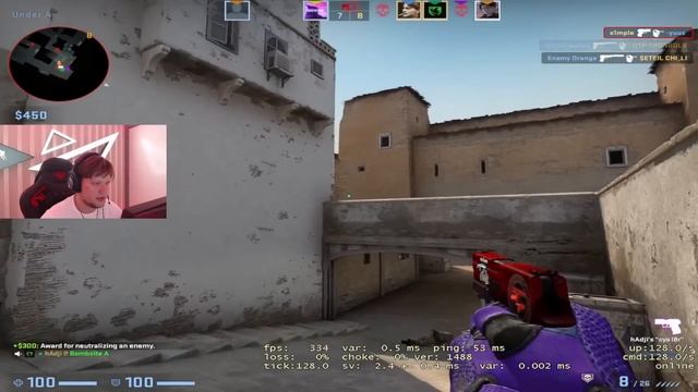 СИМПЛ УЧИТ 4К ЭЛО ИГРОКОВ КАК ИГРАТЬ!! S1MPLE ИГРАЕТ НА ФЕЙСИТЕ (CS:GO) смотреть онлайн