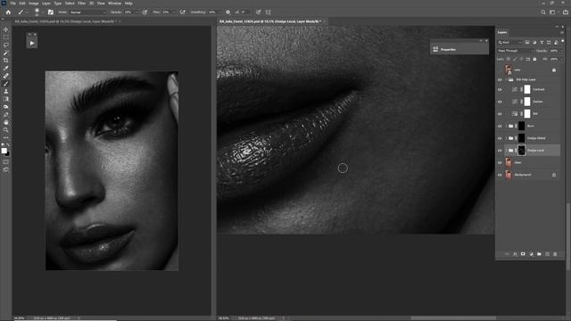 How to Dodge and Burn - High End Beauty Retouch ( Photoshop ) смотреть онлайн