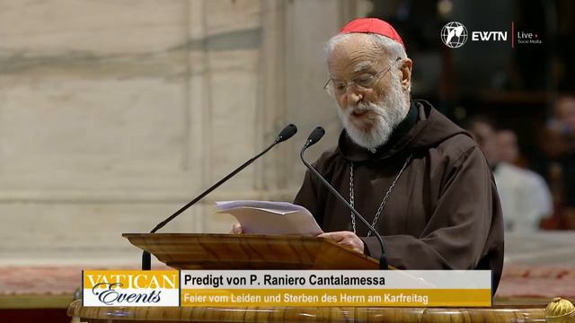 LIVE from the Vatican | Pope Francis celebrates the Lord's Passion | April 7, 2023 смотреть онлайн