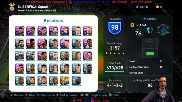 Samuel Legend Spin [myClub] [PES 2019] [1080p] смотреть онлайн
