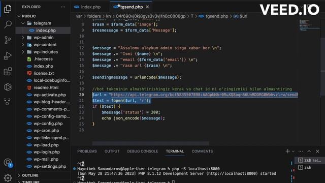 Sending data from Elementor Form to Telegram bot | Step-by-Step Guide смотреть онлайн