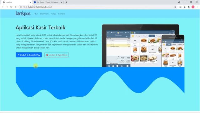 Membuat Wave Menggunakan GetWaves.IO – Belajar Bootstrap 5 #10 смотреть онлайн