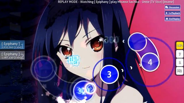 [osu!] Misawa Sachika - Unite (TV Size) ([ Epiphany ]) смотреть онлайн