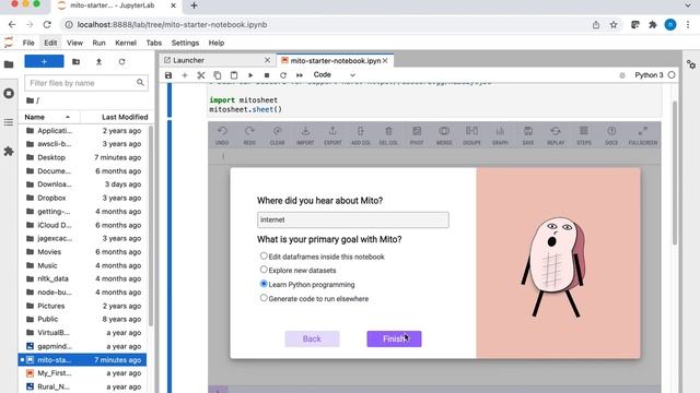 Create Excel-like worksheets in Python | Complete MITO Tutorial смотреть онлайн