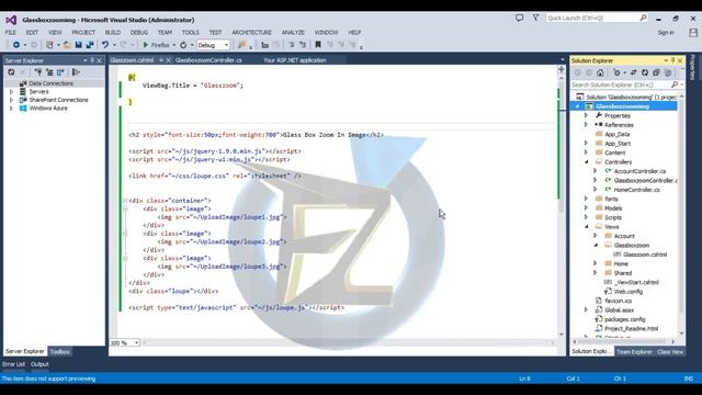 #2 Glass Box Zoom In Image Using JavaScript/HTML/CSS? |#asp.net c# #mvc смотреть онлайн