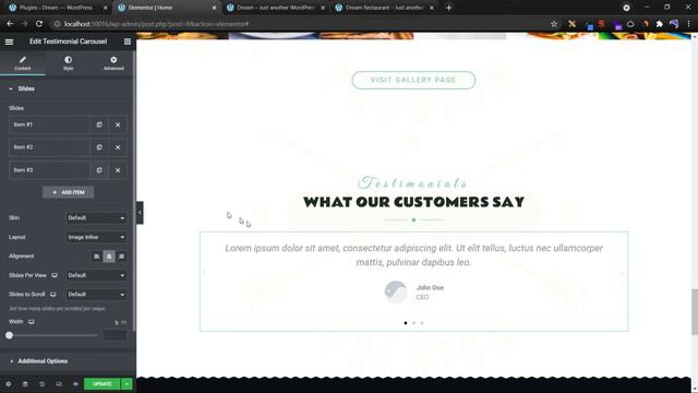 Create a Testimonial Section for Restaurant Website in Amharic (2021) | የዌብሳይት አሠራር ትምህርት | Part 3 смотреть онлайн