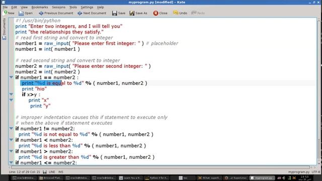 Python Tutorials 2: Variables, Reading keyboard input, if statements (Arabic Version) смотреть онлайн
