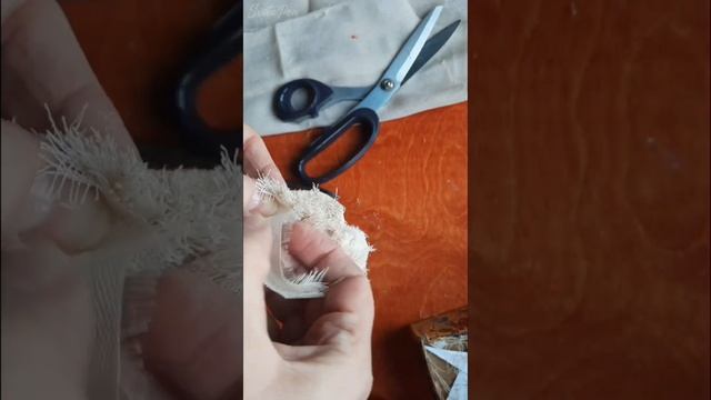 Ангельские крылья из ткани, как я их делала, рабочие моменты смотреть онлайн