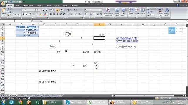 Microsoft Excel Training Call 9718724322 (English) смотреть онлайн