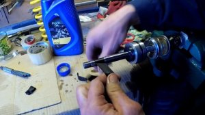 Ремонт заднего амортизатора Японского эндуро мотоцикла. Yamaha TT-R 250 OE 1993 г.