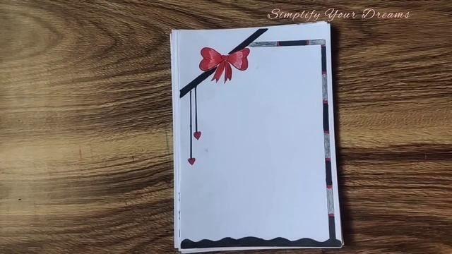 50 RED ❤️❤️BORDER DESIGNS/PROJECT WORK DESIGNS/CORNER AND SIDE BORDER DESIGNS смотреть онлайн
