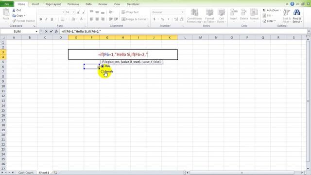 Using Option Button in Excel смотреть онлайн