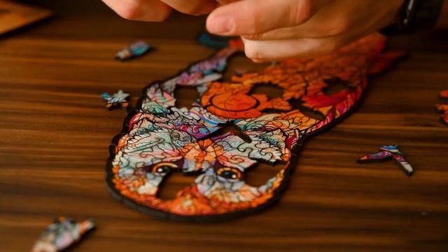 Деревянный пазл Сова 