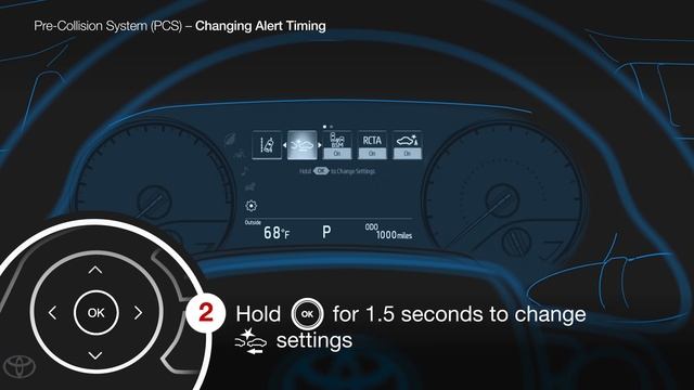 How to change the alert timing for the Pre-Collision System | Toyota смотреть онлайн
