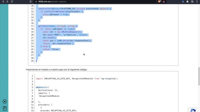 Instalación de reCaptcha de Google en tu proyecto Angular/Angular Universal. смотреть онлайн