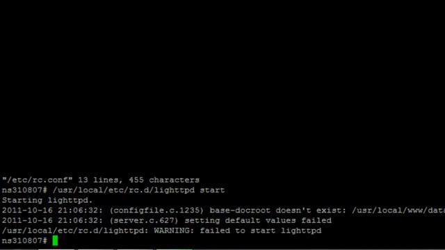 FreeBSD : Instalacja Lighttpd смотреть онлайн