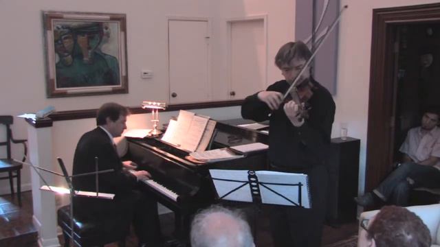 Sergei Galperin Violin, Mozart Sonata For Violin And Piano In G. 2 Mvt Scott Holshouser Piano